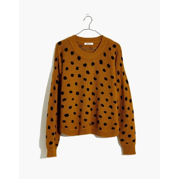 NWT! Madewell Painted Spots Pullover - Picture 2 of 6
